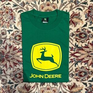 John Deere Green and Yellow Logo T-Shirt